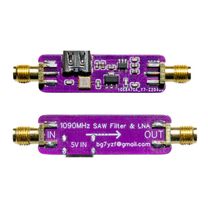 1090MHz ADS-B Active SAW Filter & LNA - RFCharge