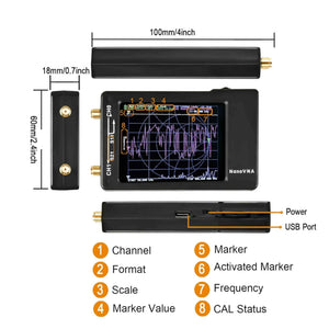 NanoVNA-H Vector Network Analyzer - RFCharge
