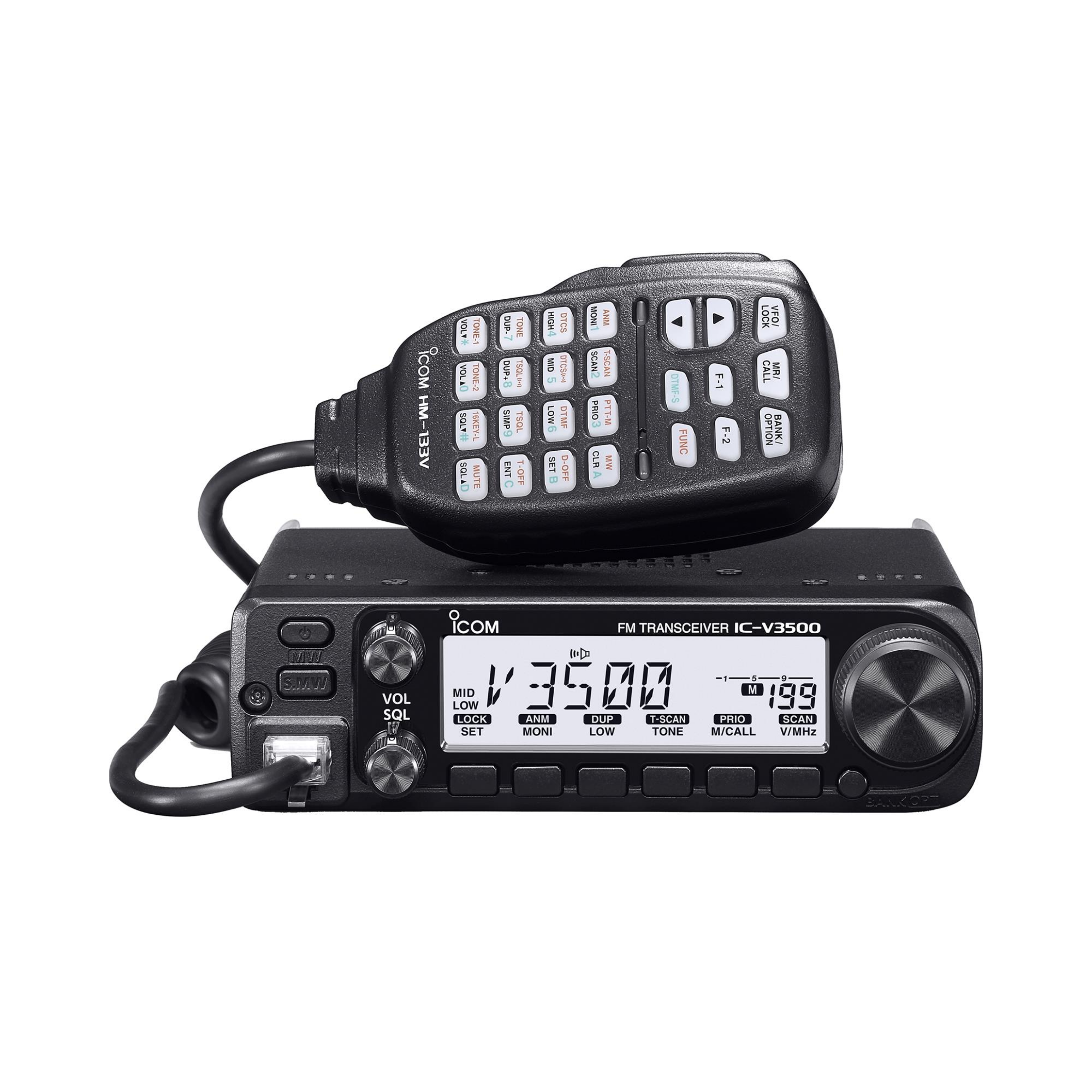 ICOM IC-V3500 2M VHF FM Mobile Transceiver