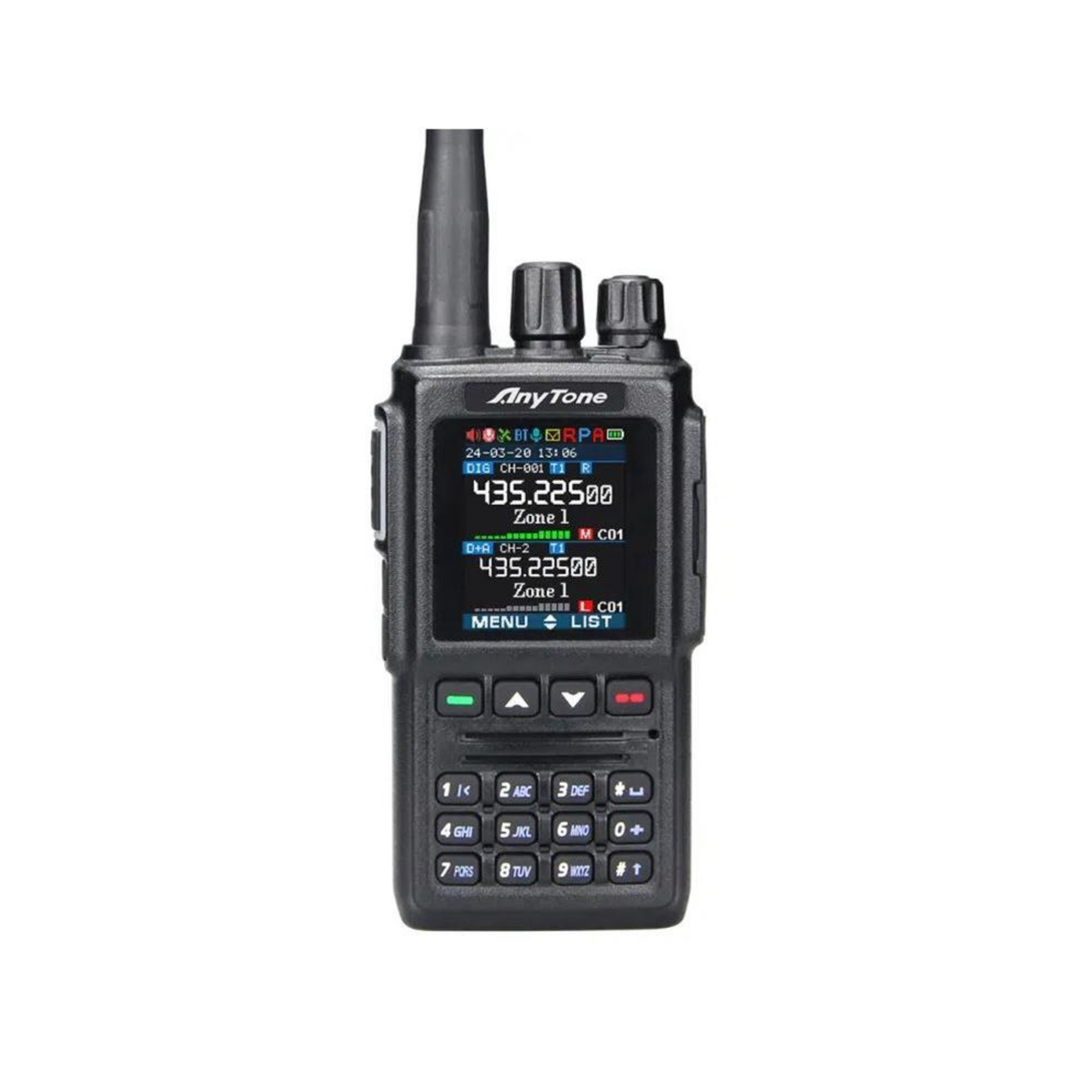 AnyTone AT-D168UV Dual Band DMR Handheld Transceiver - RFCharge