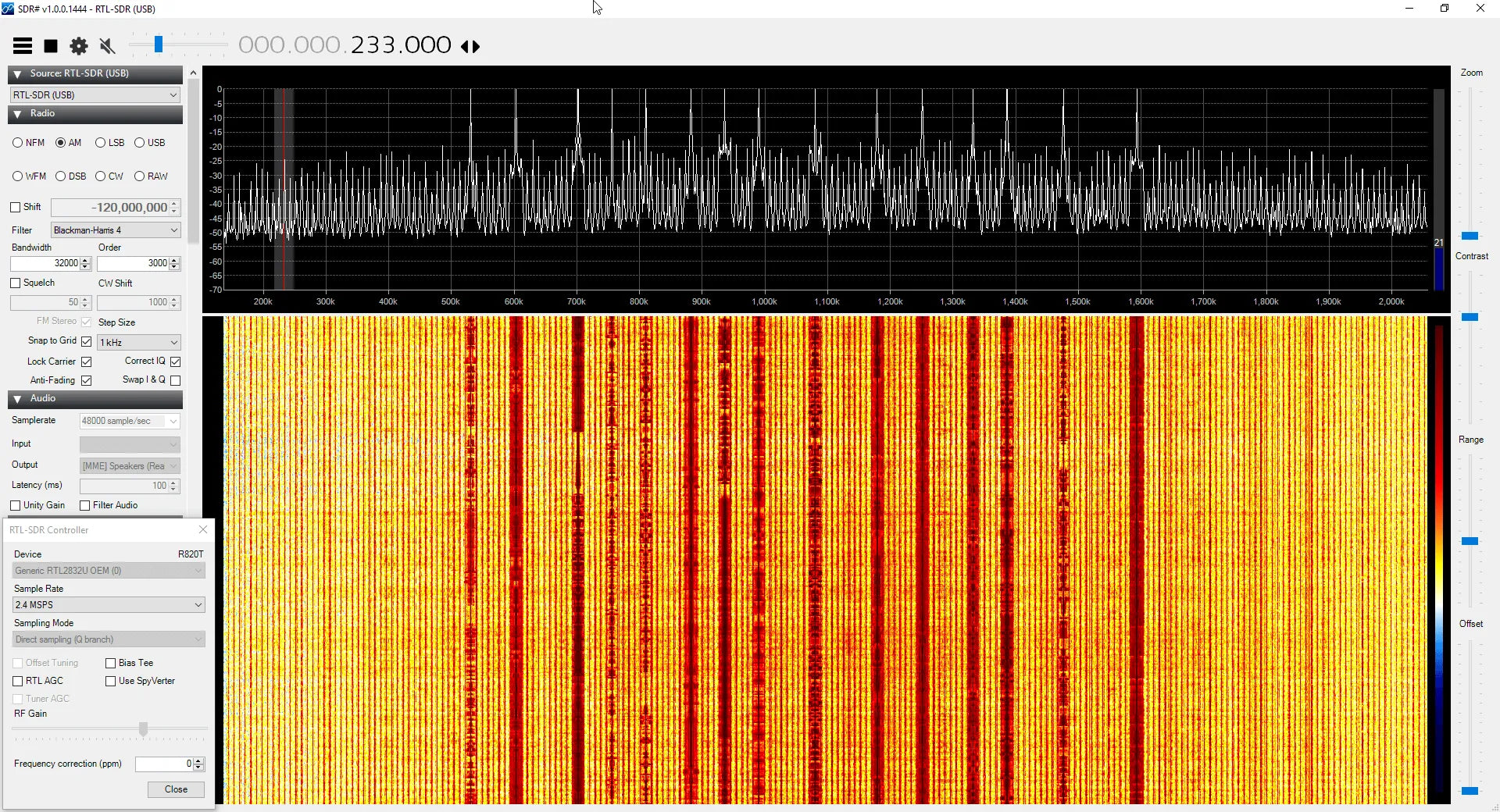 RTL-SDR AM High Pass Filter