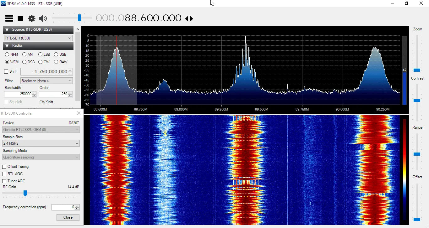 RTL-SDR FM Bandstop Filter