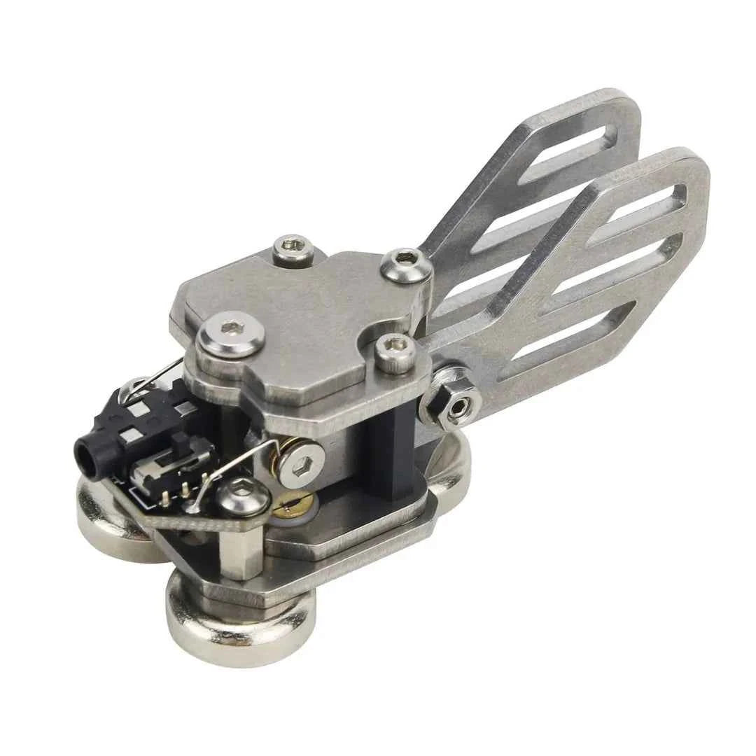 Butterfly CW Morse Key Magnetic Base SS304 - RFCharge