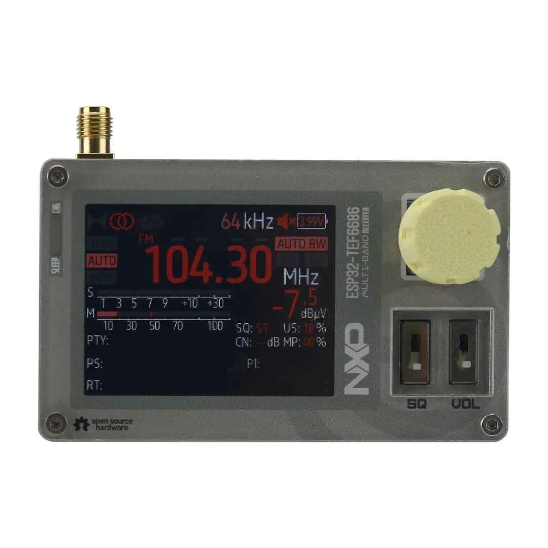 HamGeek ESP32-TEF6686 Radio DSP Receiver - RFCharge