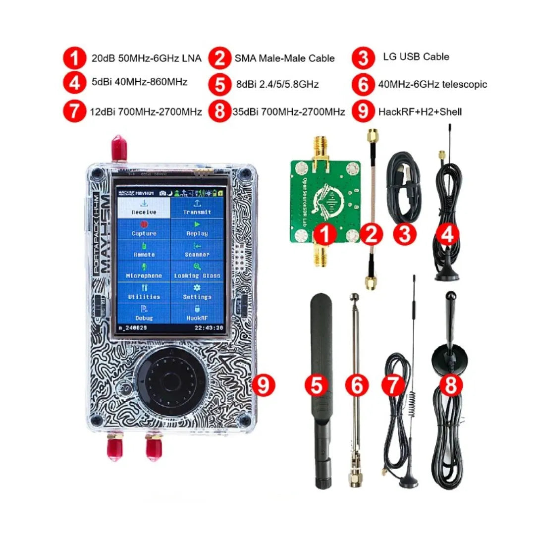 HackRF R10c Portapack H4M