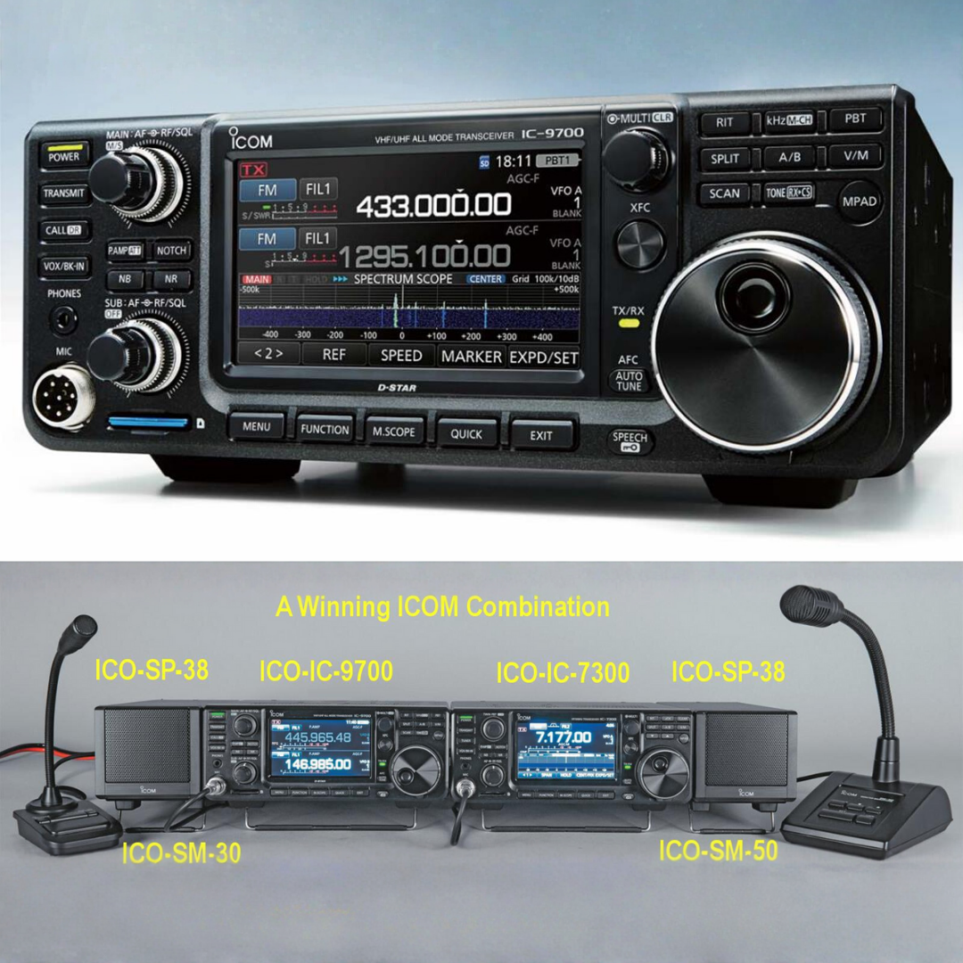 ICOM IC-9700 VHF/UHF/1.2 GHz Transceiver | RFCharge ICOM IC-9700 VHF/UHF/1.2 GHz Transceiver | RFCharge