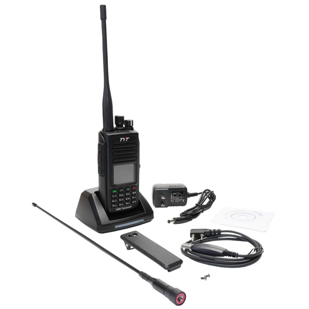 TYT MD-UV390 Plus Dual Band DMR Handheld Transceiver with GPS, AES and IP67 Rating - RFCharge