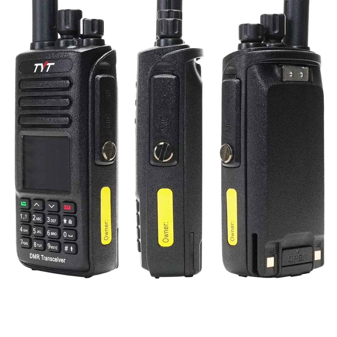 TYT MD-UV390 Plus Dual Band DMR Handheld Transceiver with GPS, AES and IP67 Rating - RFCharge