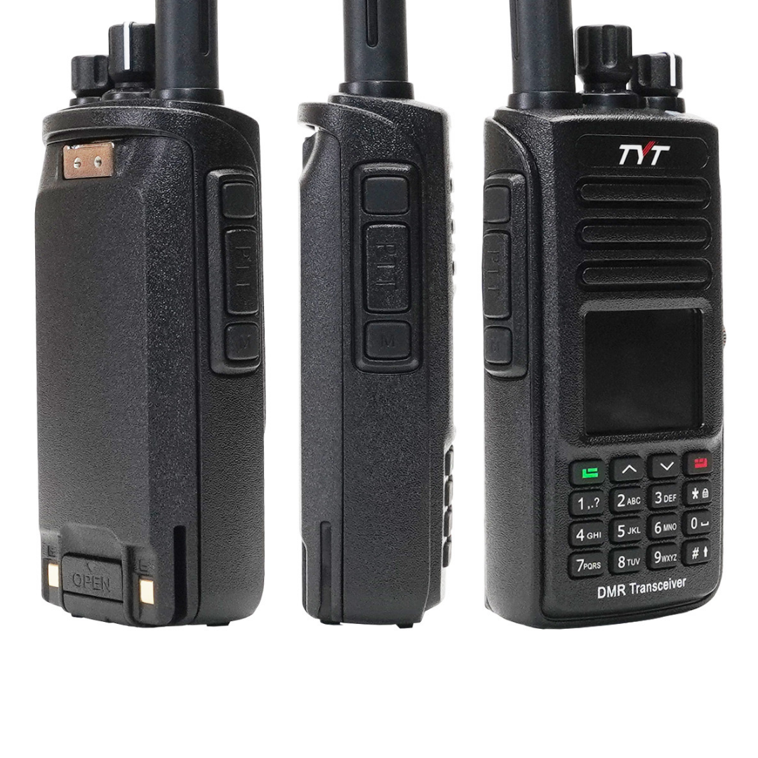 TYT MD-UV390 Plus Dual Band DMR Handheld Transceiver with GPS, AES and IP67 Rating - RFCharge