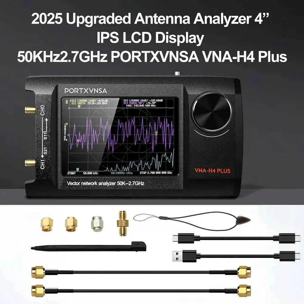 PORTXVNSA VNA-H4 Plus 50kHz-2.7GHz - RFCharge