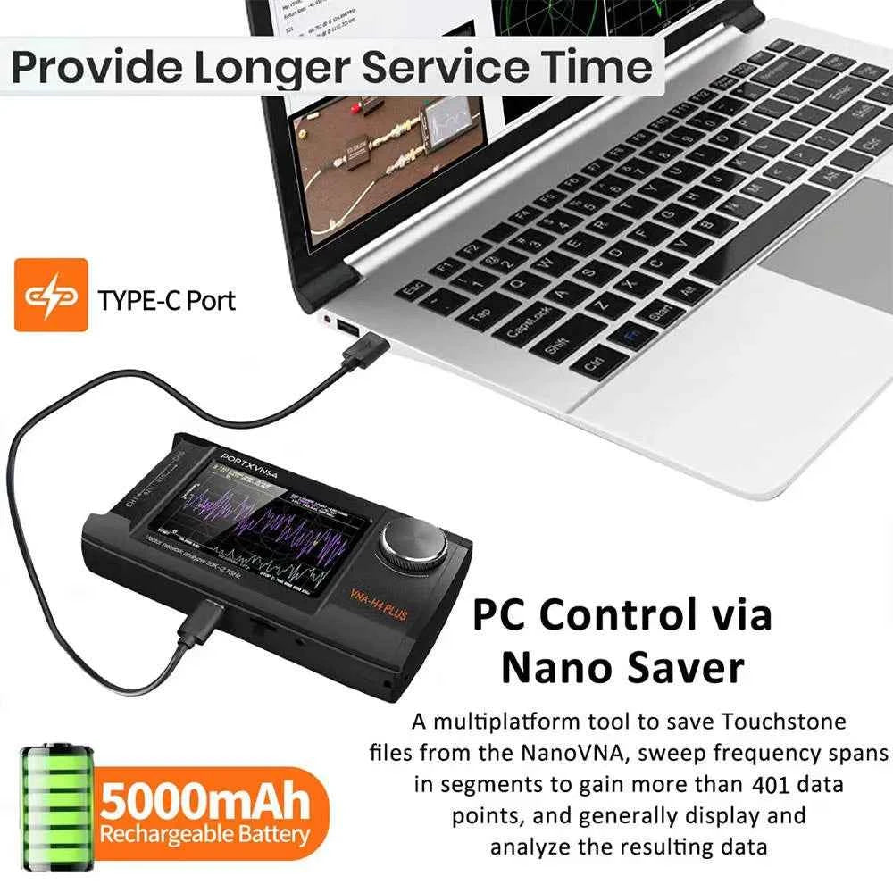 PORTXVNSA VNA-H4 Plus 50kHz-2.7GHz - RFCharge