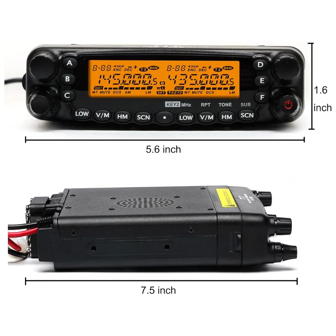 TYT TH-7800 VHF UHF FM Transceiver with IP67 Rating
