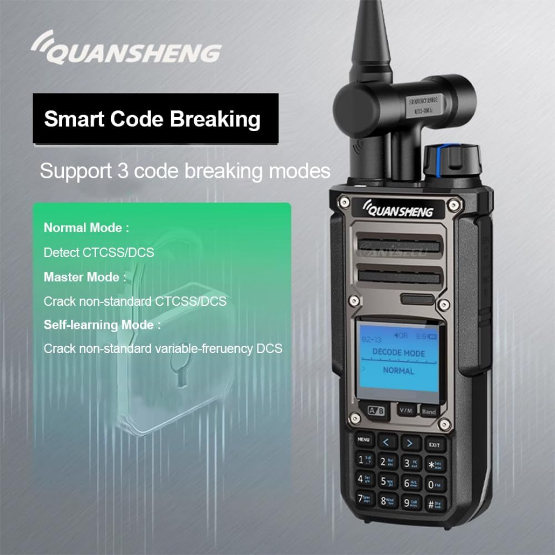 Quansheng TK-11(8) Dual Band FM Transceiver with HF RX - RFCharge