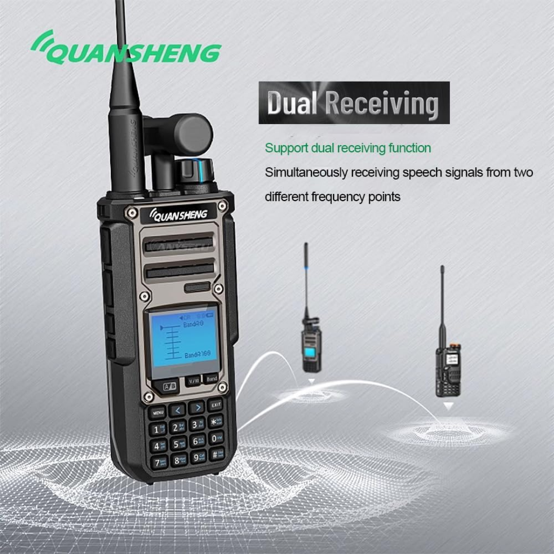 Quansheng TK-11(8) Dual Band FM Transceiver with HF RX - RFCharge