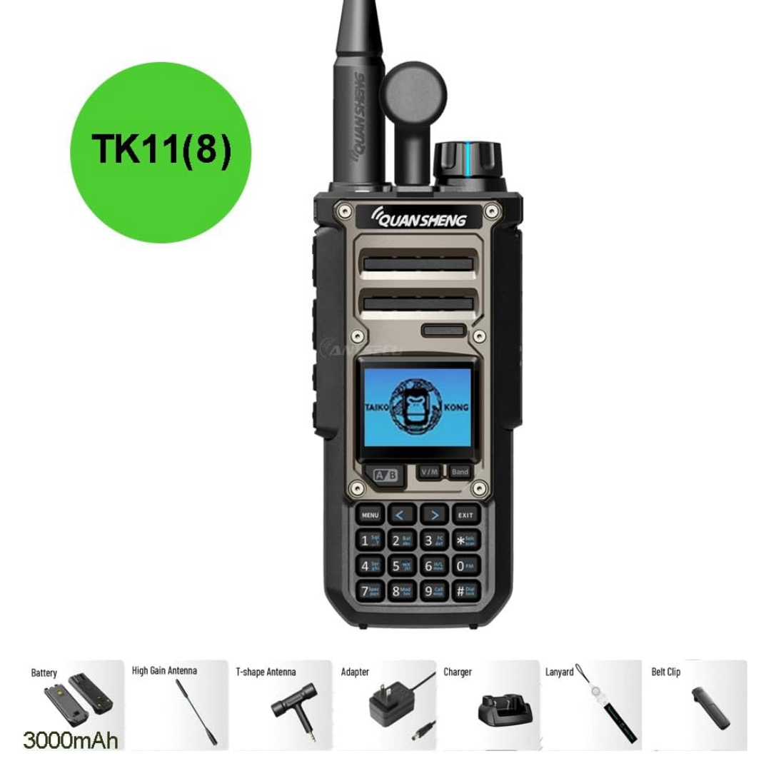 Quansheng TK-11(8) Dual Band FM Transceiver with HF RX - RFCharge