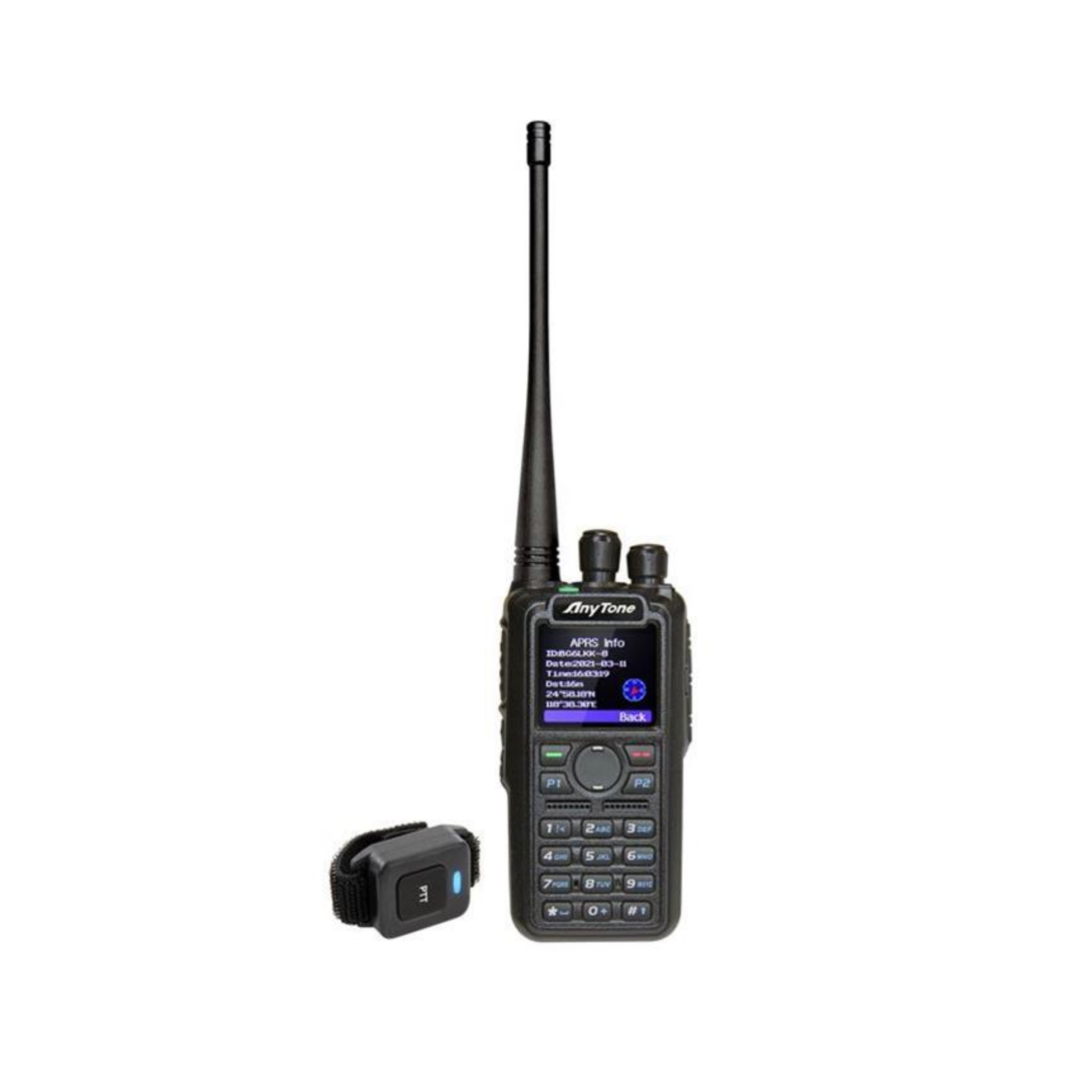 AnyTone AT-D878UV-II Plus Dual Band DMR Handheld Transceiver - RFCharge