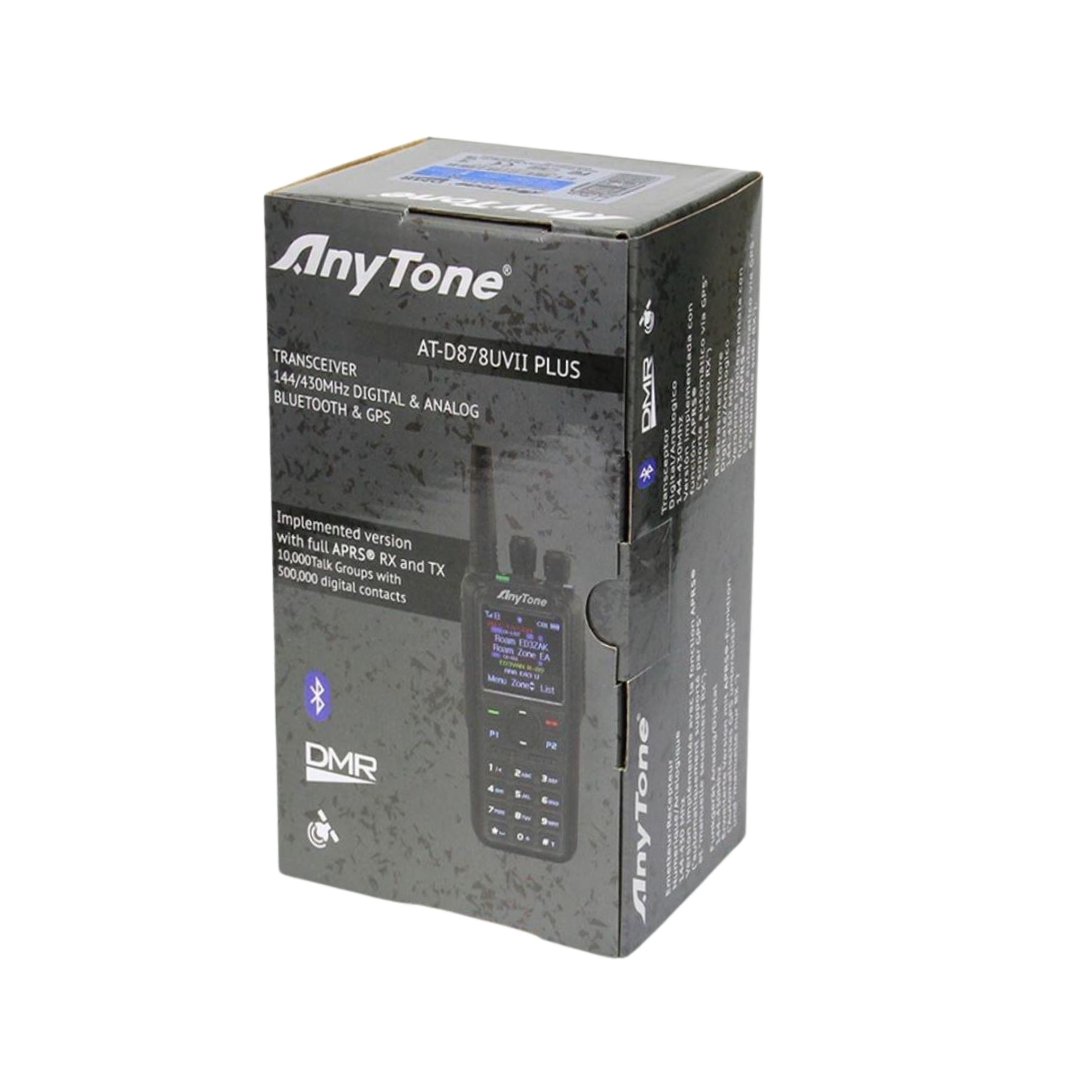 AnyTone AT-D878UV-II Plus Dual Band DMR Handheld Transceiver - RFCharge