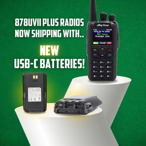 AnyTone AT-D878UV-II Plus Dual Band DMR Handheld Transceiver - RFCharge