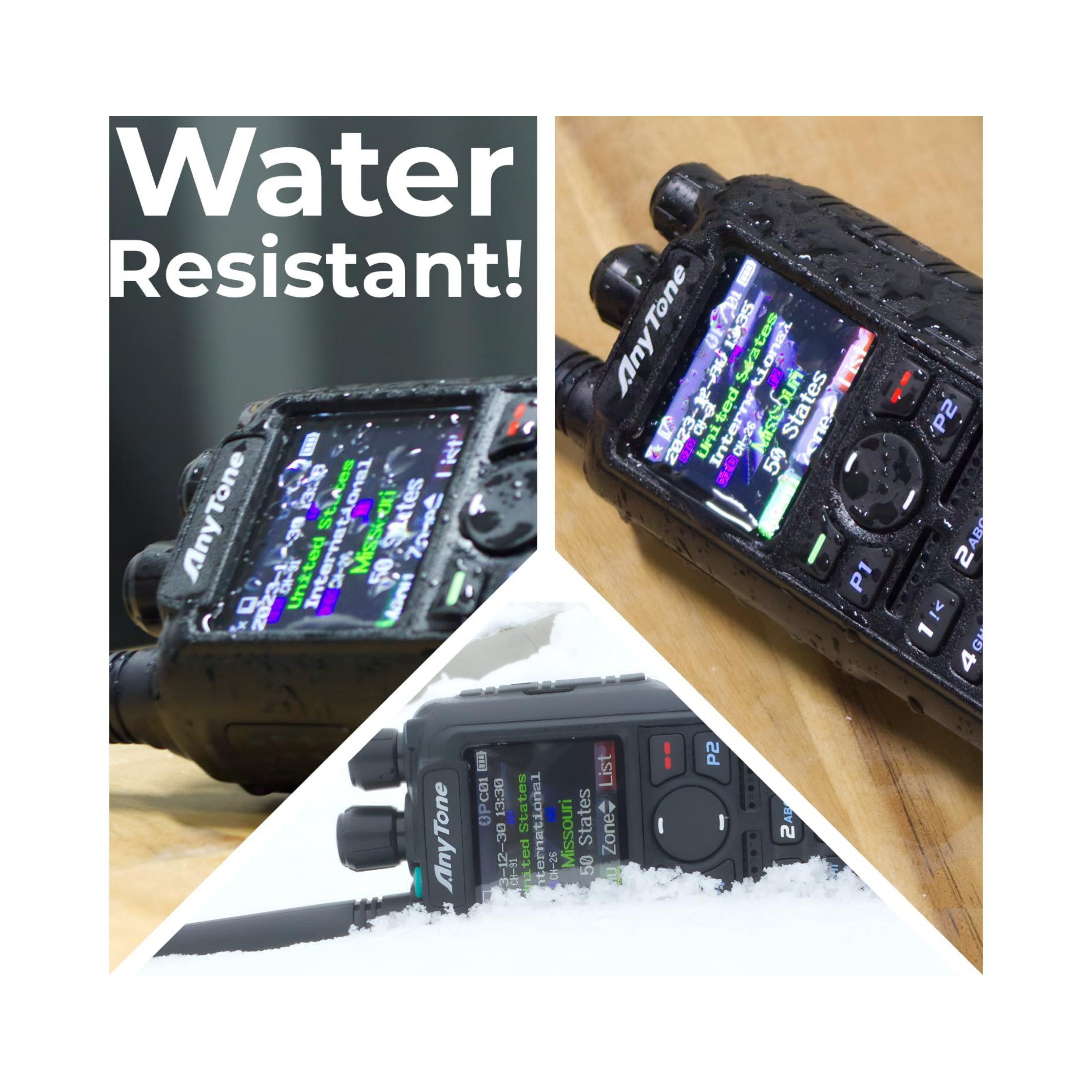 AnyTone AT-D878UV-II Plus Dual Band DMR Handheld Transceiver - RFCharge