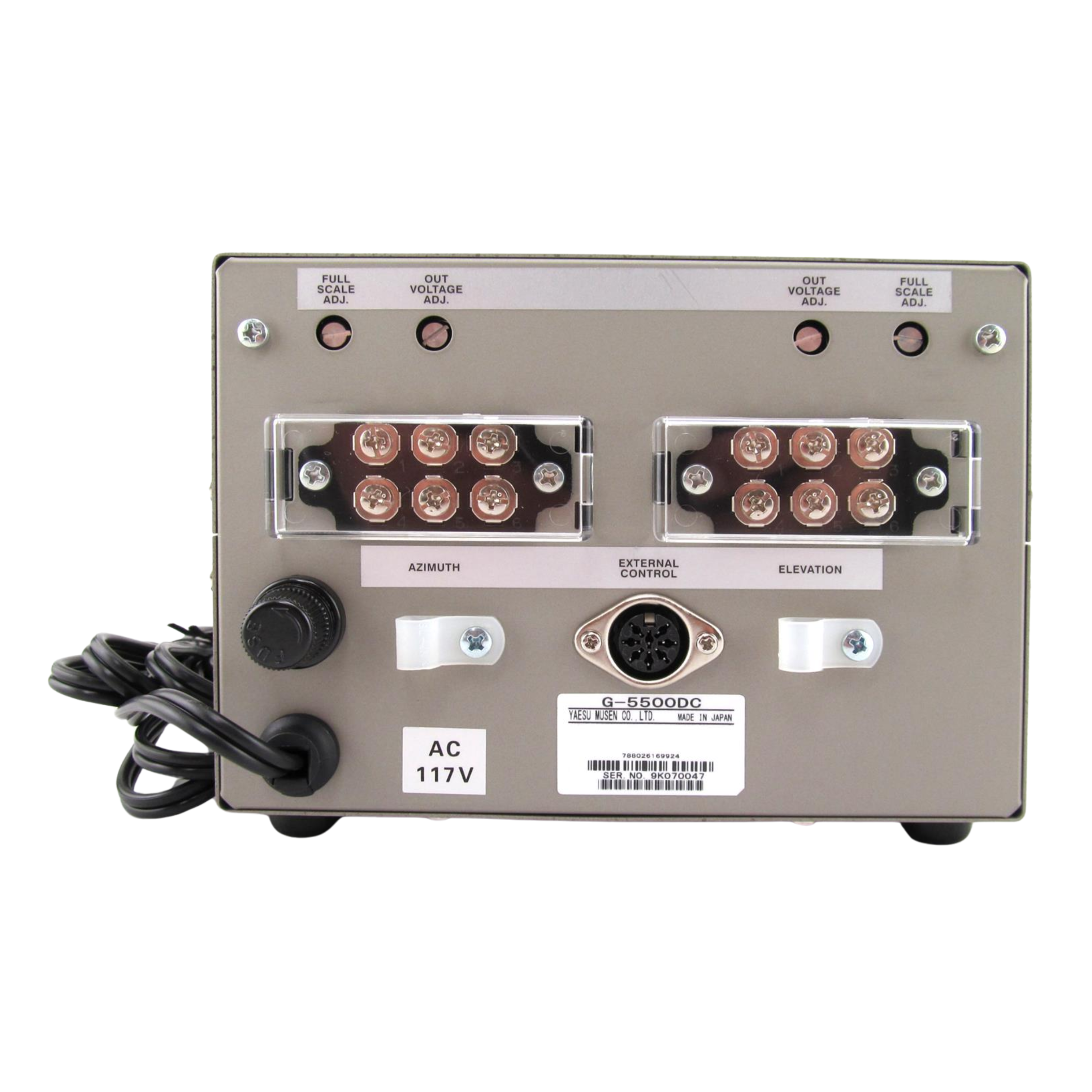 Yaesu G-5500DC Azimuth-Elevation Rotator system