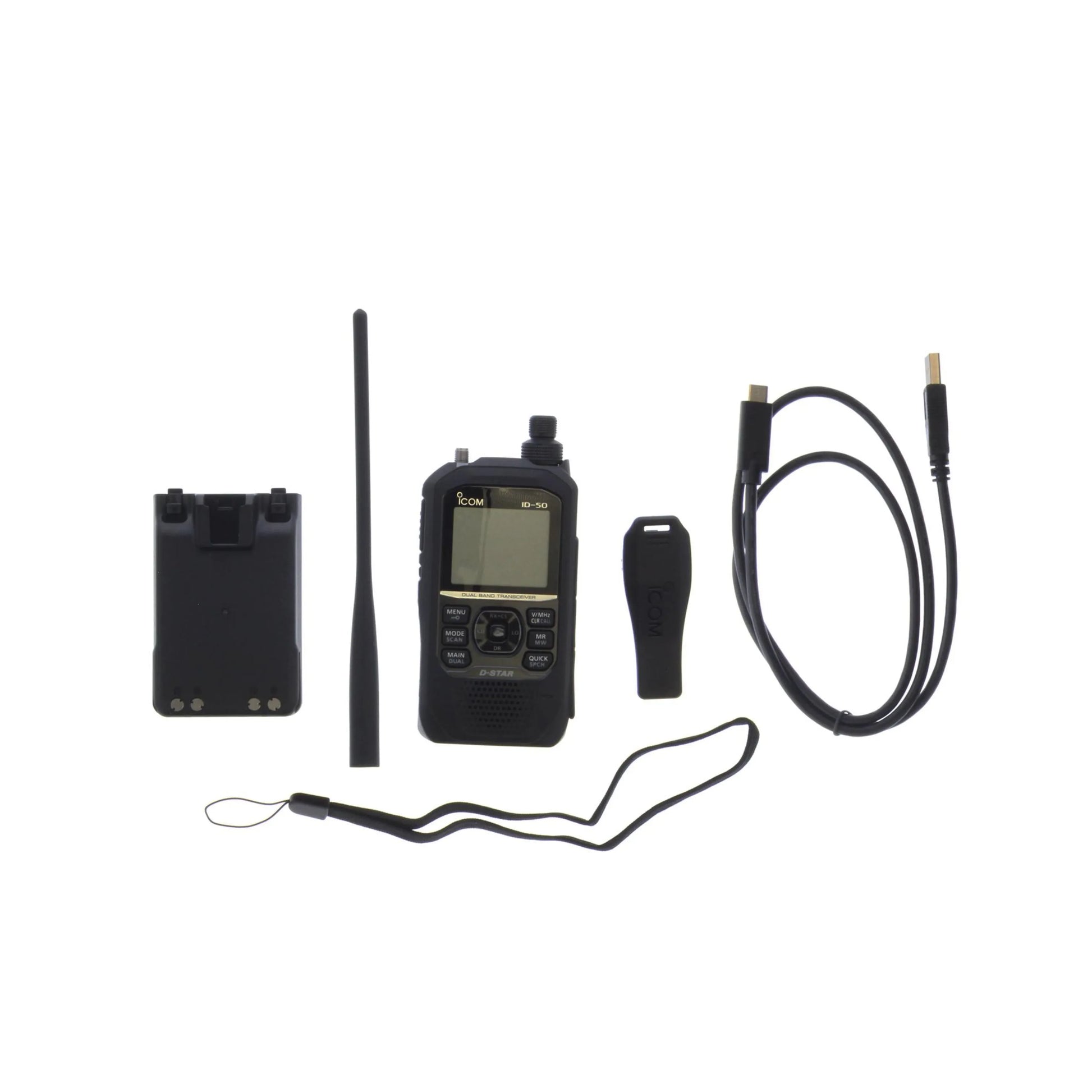 ICOM ID-50A VHF/UHF Multi Function D-Star Handheld Transceiver - RFCharge