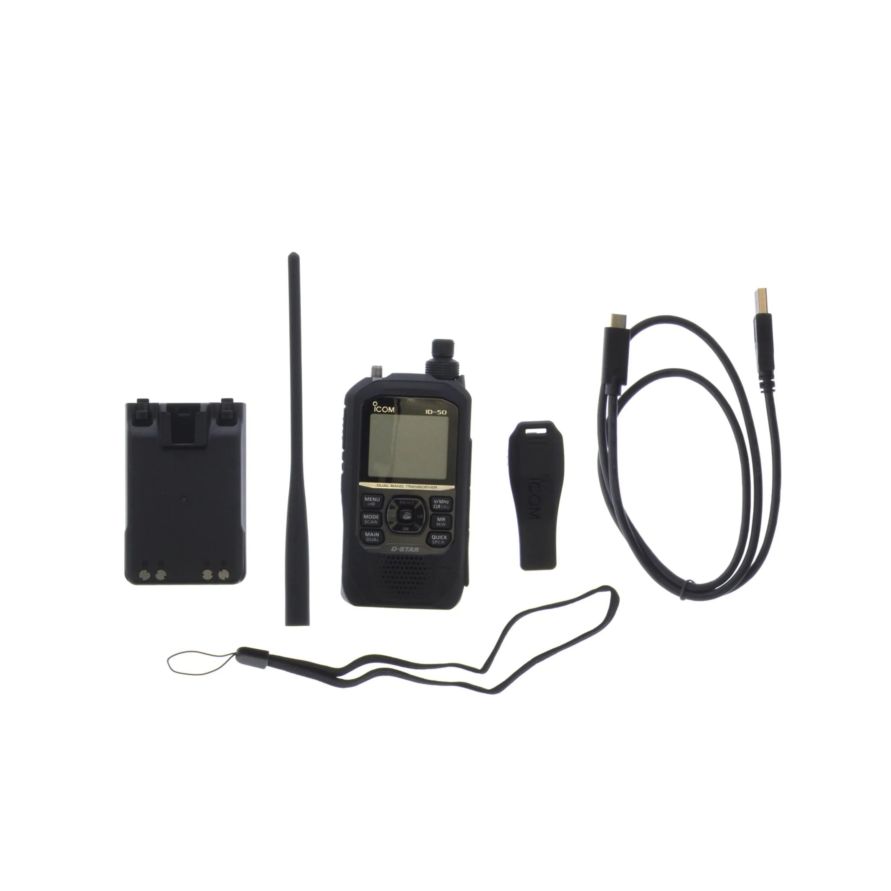 ICOM ID-50A VHF/UHF Multi Function D-Star Handheld Transceiver - RFCharge