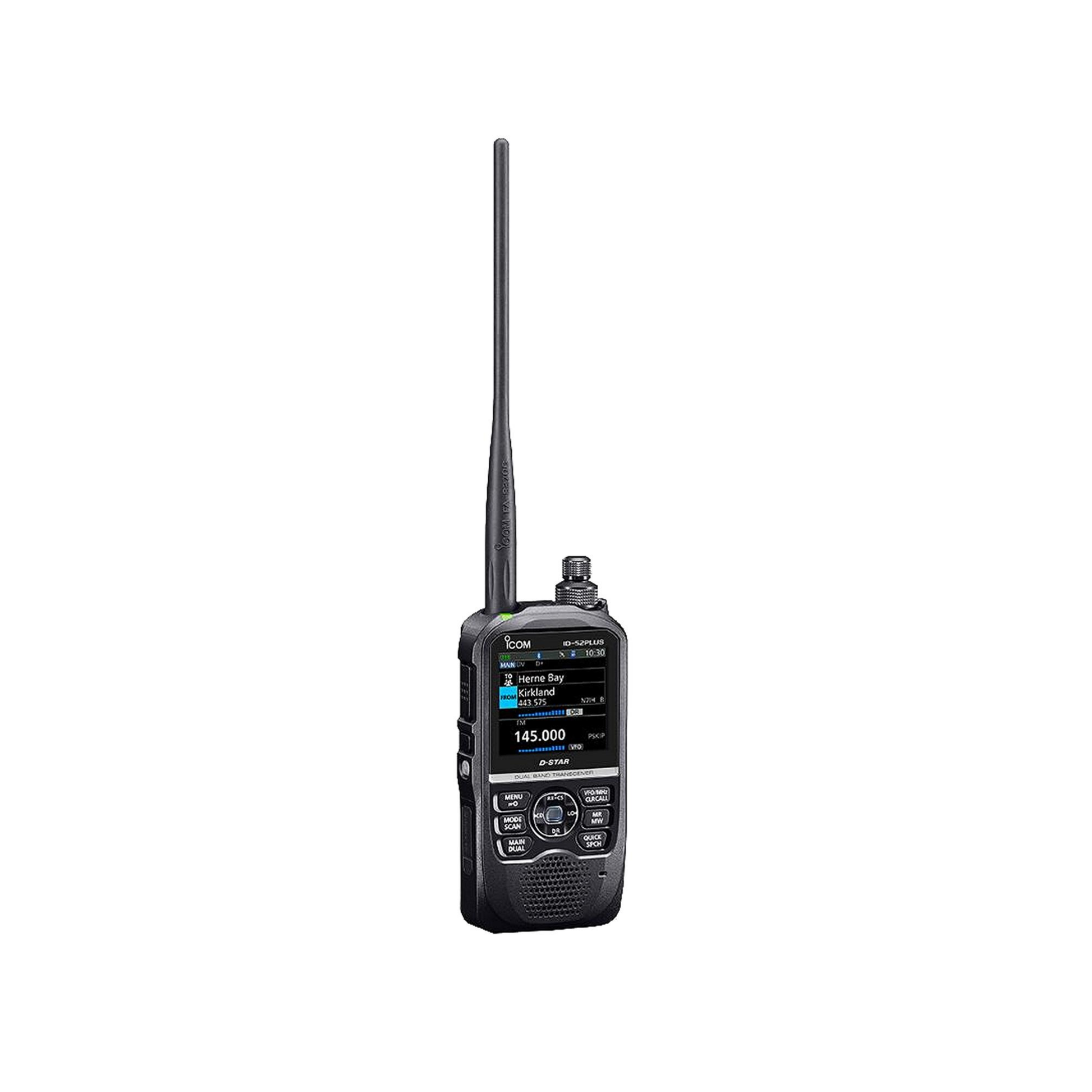 ICOM ID-52A-Plus VHF/UHF Multi Function D-Star Handheld Transceiver - RFCharge