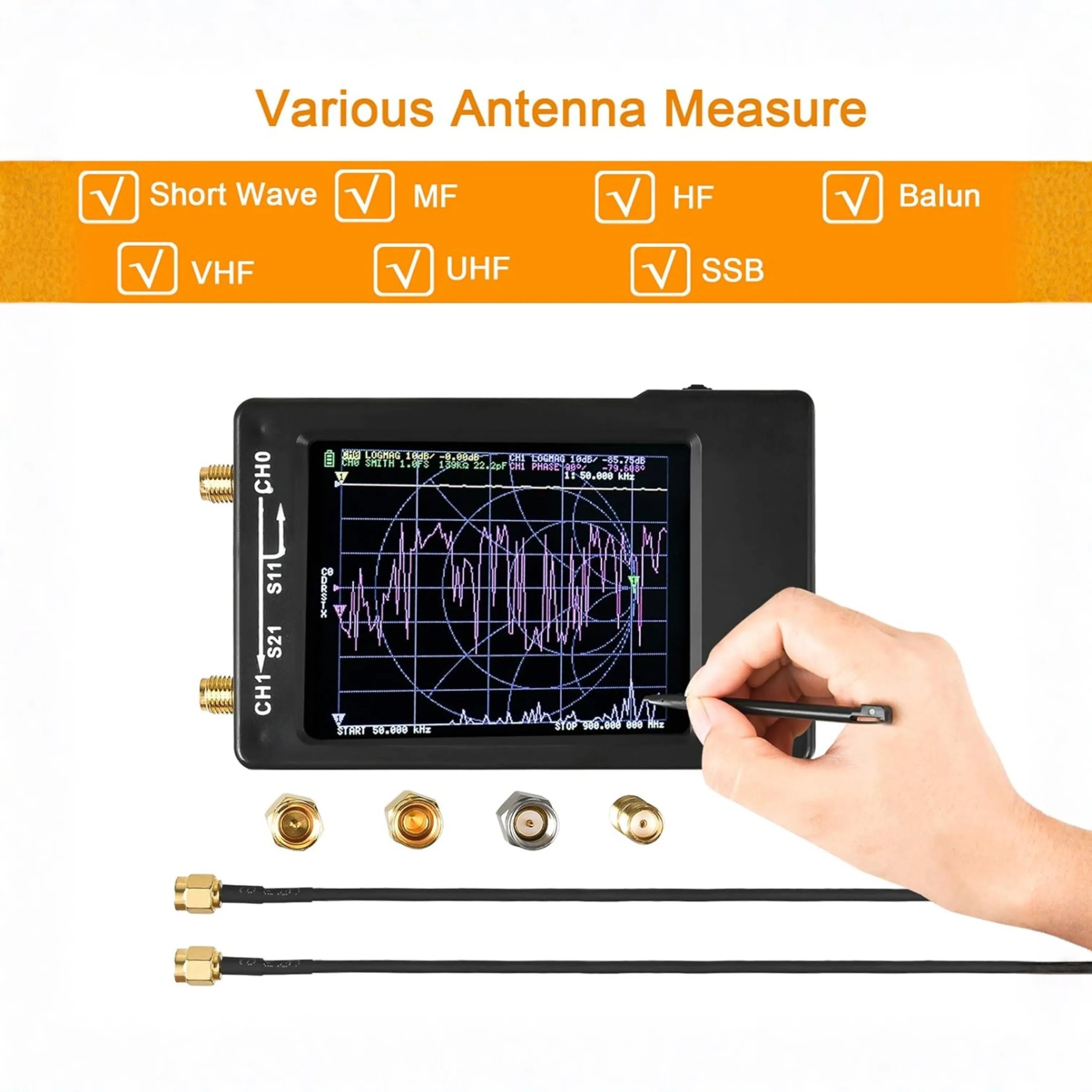 NanoVNA-H Vector Network Analyzer