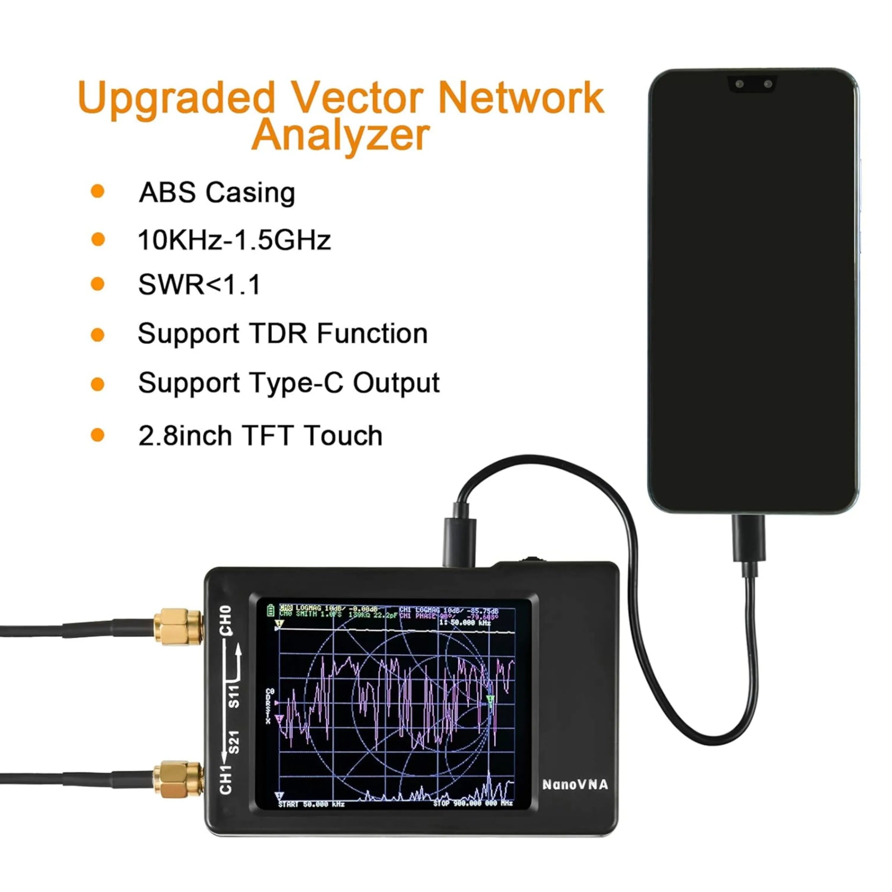 NanoVNA-H Vector Network Analyzer