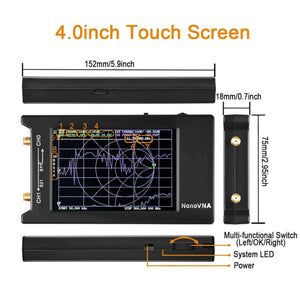 NanoVNA-H4 Vector Network Analyzer - RFCharge