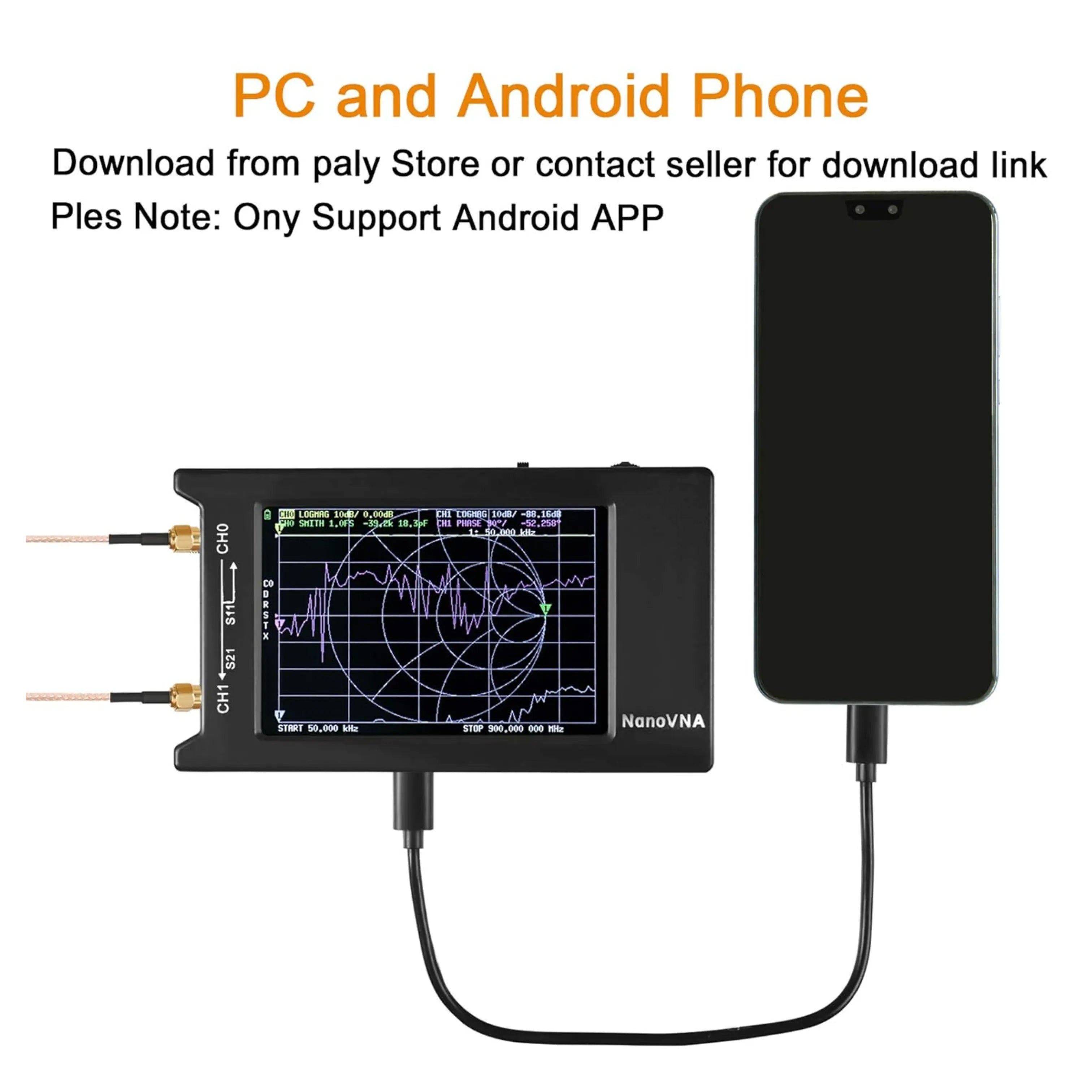 NanoVNA-H4 Vector Network Analyzer